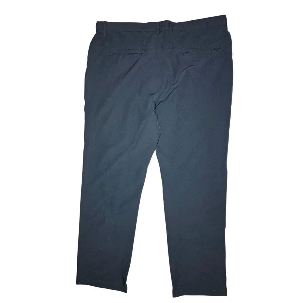 Proflex Misty Blue/Gray Straight Leg Stretch Golf Outdoor Pants 38x30 NWT Veboon